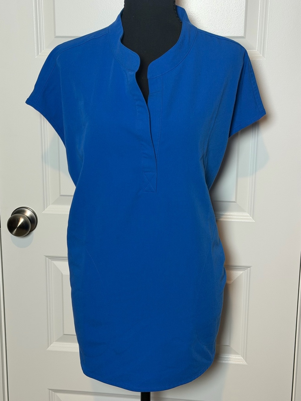 FIGS Rafaela Oversized Scrub Top 3XL Royal Blue Technical Collection
